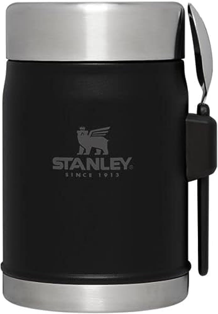 Stanley Classic Legendary Classic Food Jar   Spork 14oz Matte Black