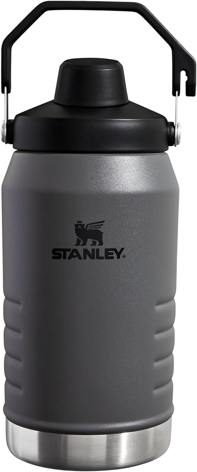 Stanley Iceflow Fast Flow Jug | Recycled Stainless Steel Water Tumbler | Keeps Drink Cold and Iced for Hours | Easy Carry Handle