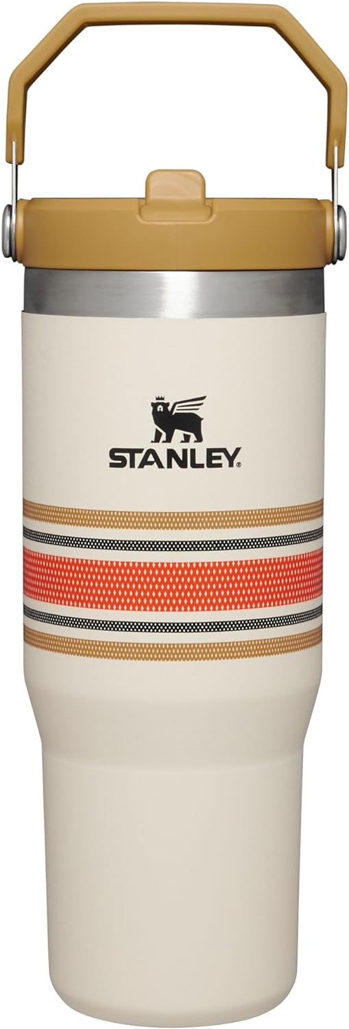 STANLEY IceFlow Stainless Steel Tumbler with Straw, Vacuum Insulated Water Bottle for Home, Office or Car, Reusable Cup with Straw Leakproof Flip