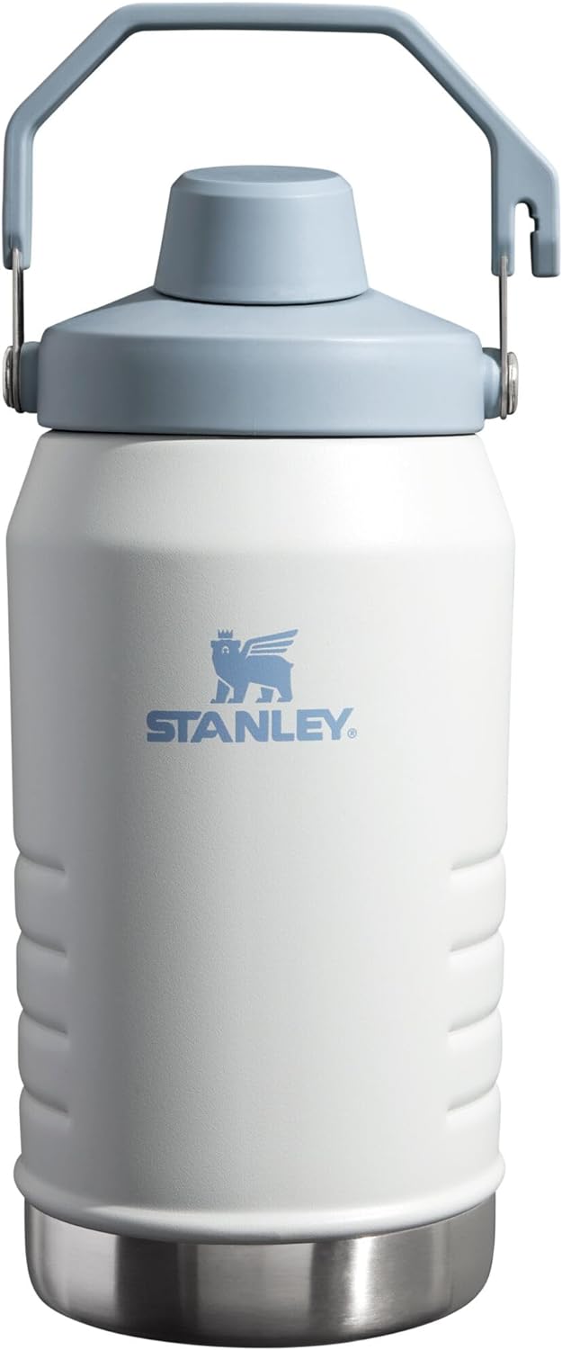 Stanley Iceflow Fast Flow Jug | Recycled Stainless Steel Water Tumbler | Keeps Drink Cold and Iced for Hours | Easy Carry Handle