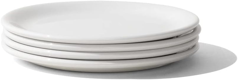 Made In Cookware - Set of 4 - Bread and Butter Plates - White - Porcelain England