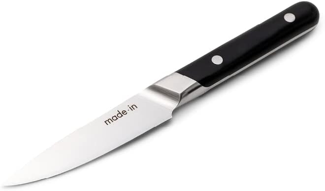 Made In Cookware - 4 Paring Knife France - Full Tang w/Truffle Black Handle