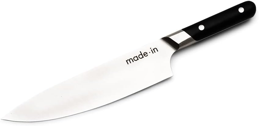 Made In Cookware - 8 Chef Knife France - Full Tang With Truffle Black Handle