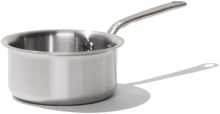 Made In Cookware - 3/4 Quart Stainless Steel Butter Warmer - 5 Ply Stainless Clad - Professional Cookware - Made in Italy - Induction Compatible