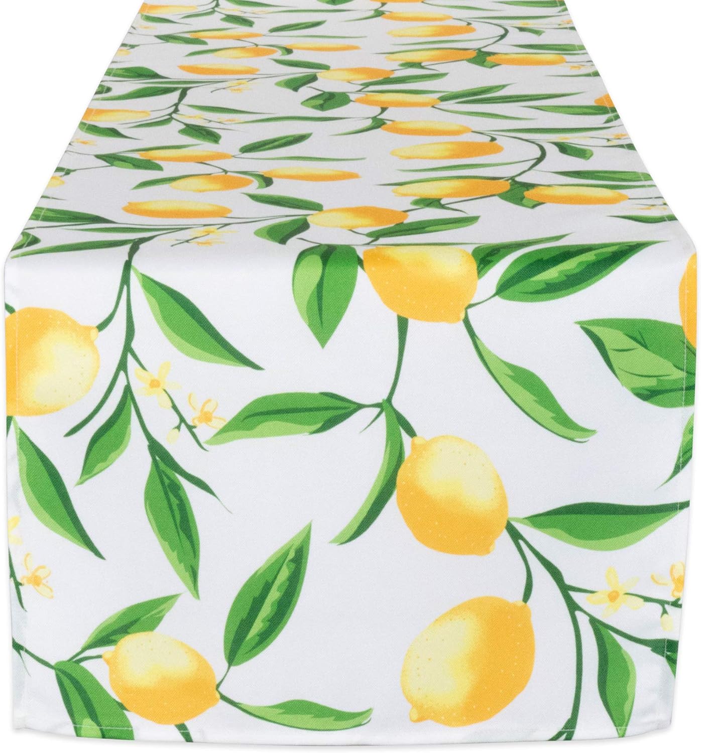 DII Lemon Bliss Outdoor Tabletop, Collection Stain Resistant & Waterproof, Table Runner, Table Runner, 14x72