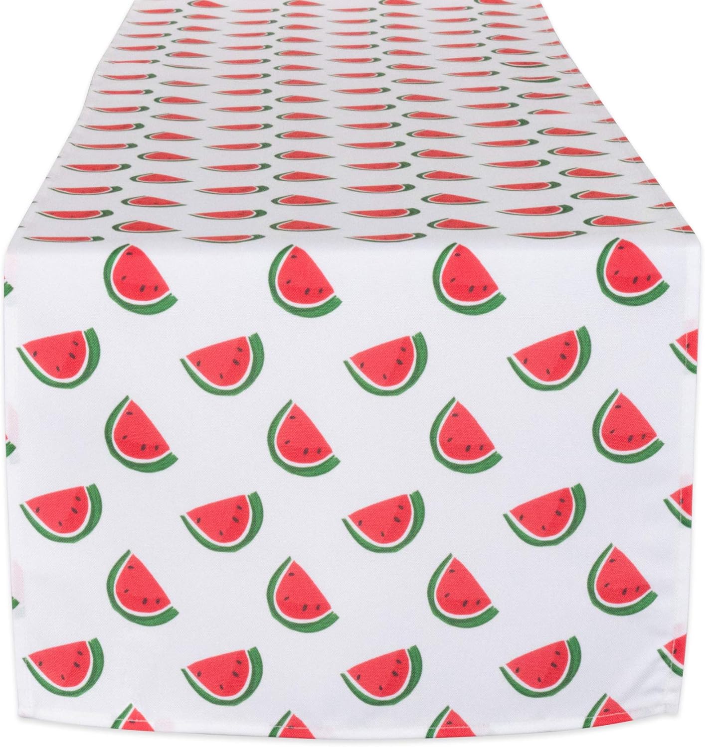 DII Watermelon Outdoor Tabletop Collection, Stain Resistant & Waterproof, Table Runner, 14x72