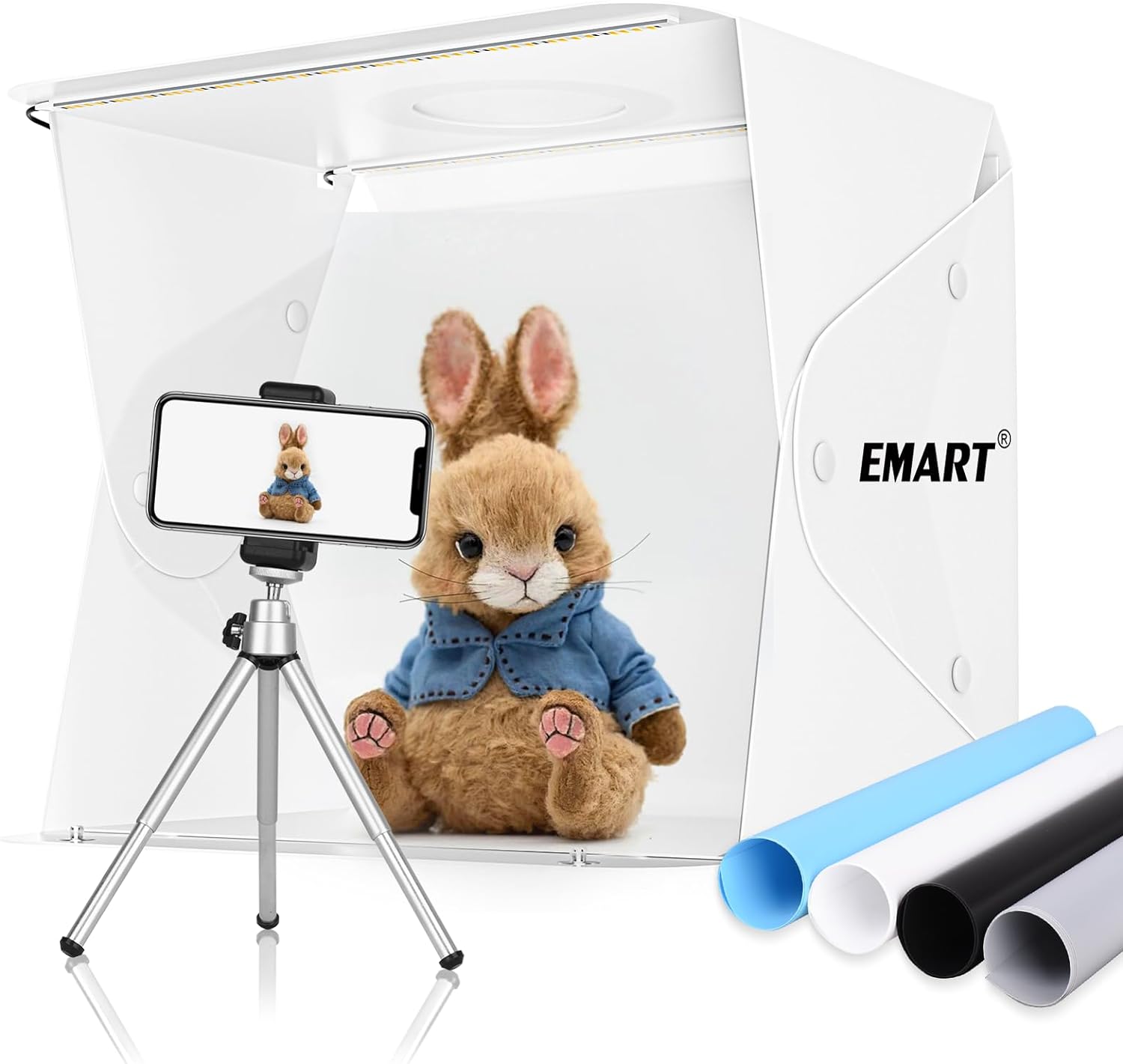 Upgrade Emart 14 x 16 Photography Table Top Light Box 104 LED Portable Photo Studio Shooting Tent