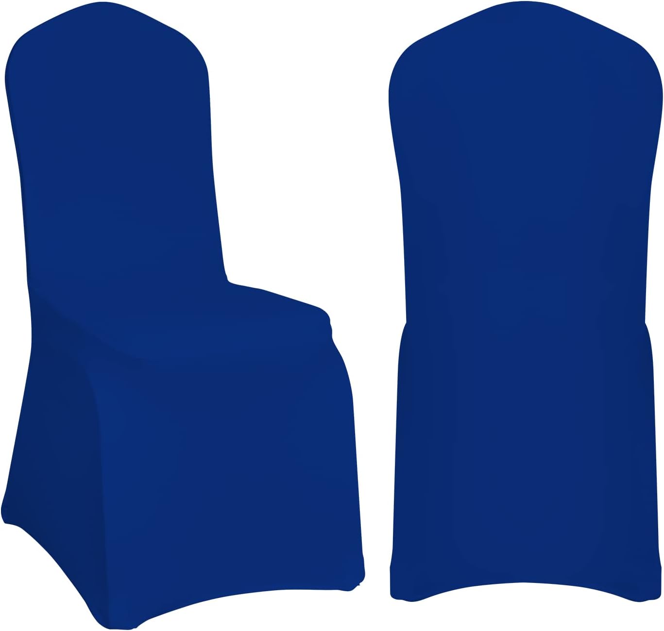 EMART 20PCS Chair Covers, Royal Blue Spandex Seat Covers for Party Wedding Banquet, Universal Standard Stretch Chair Slipcovers Protector