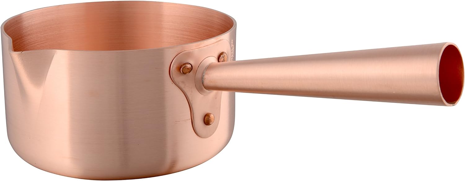 Mauviel M'Passion Copper Sugar & Caramel Sauce Pan, 0.9-qt, Made In France