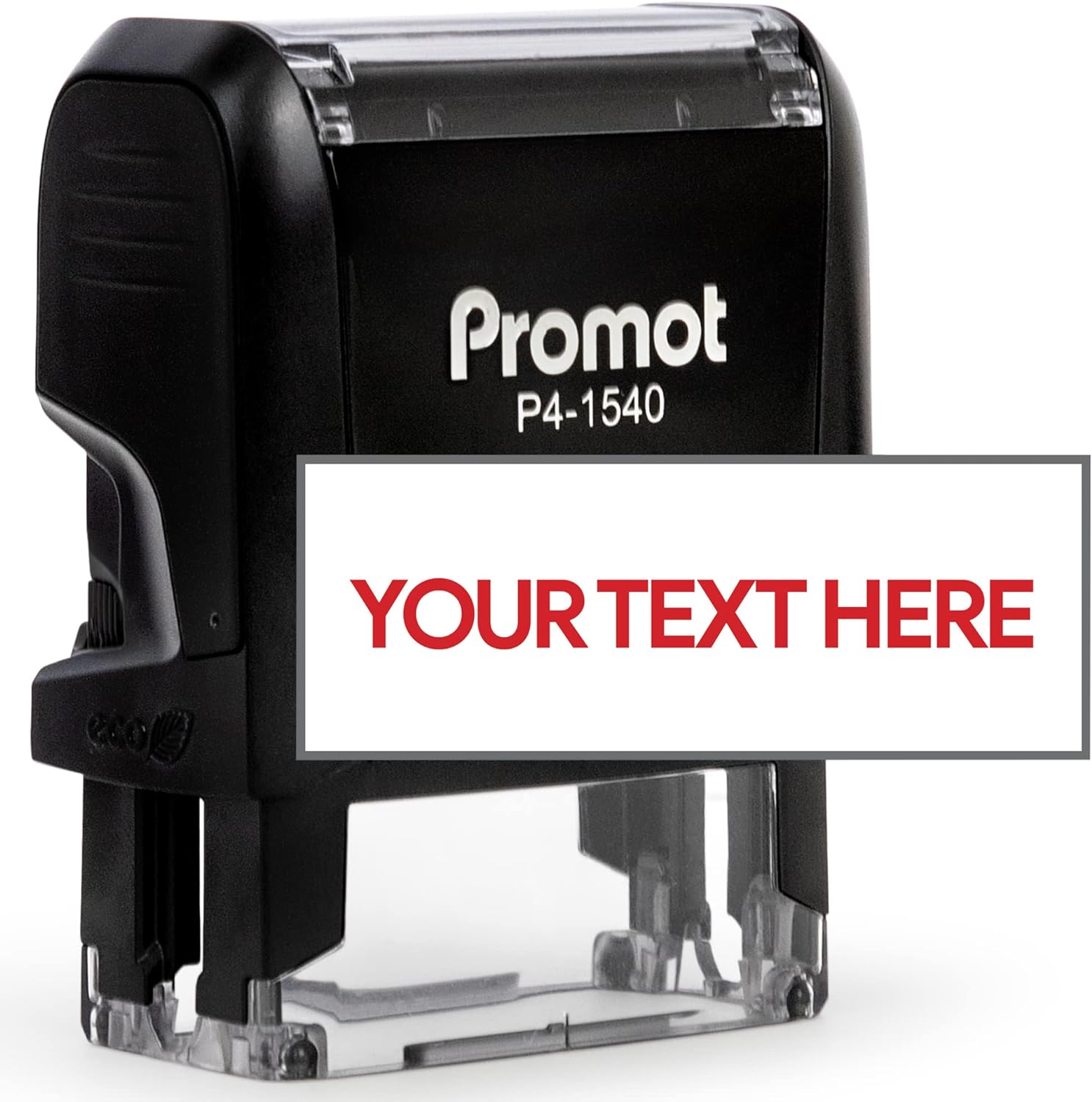 Promot Self Inking 1 Line Custom Stamp - Personalized Name Stamp for Office