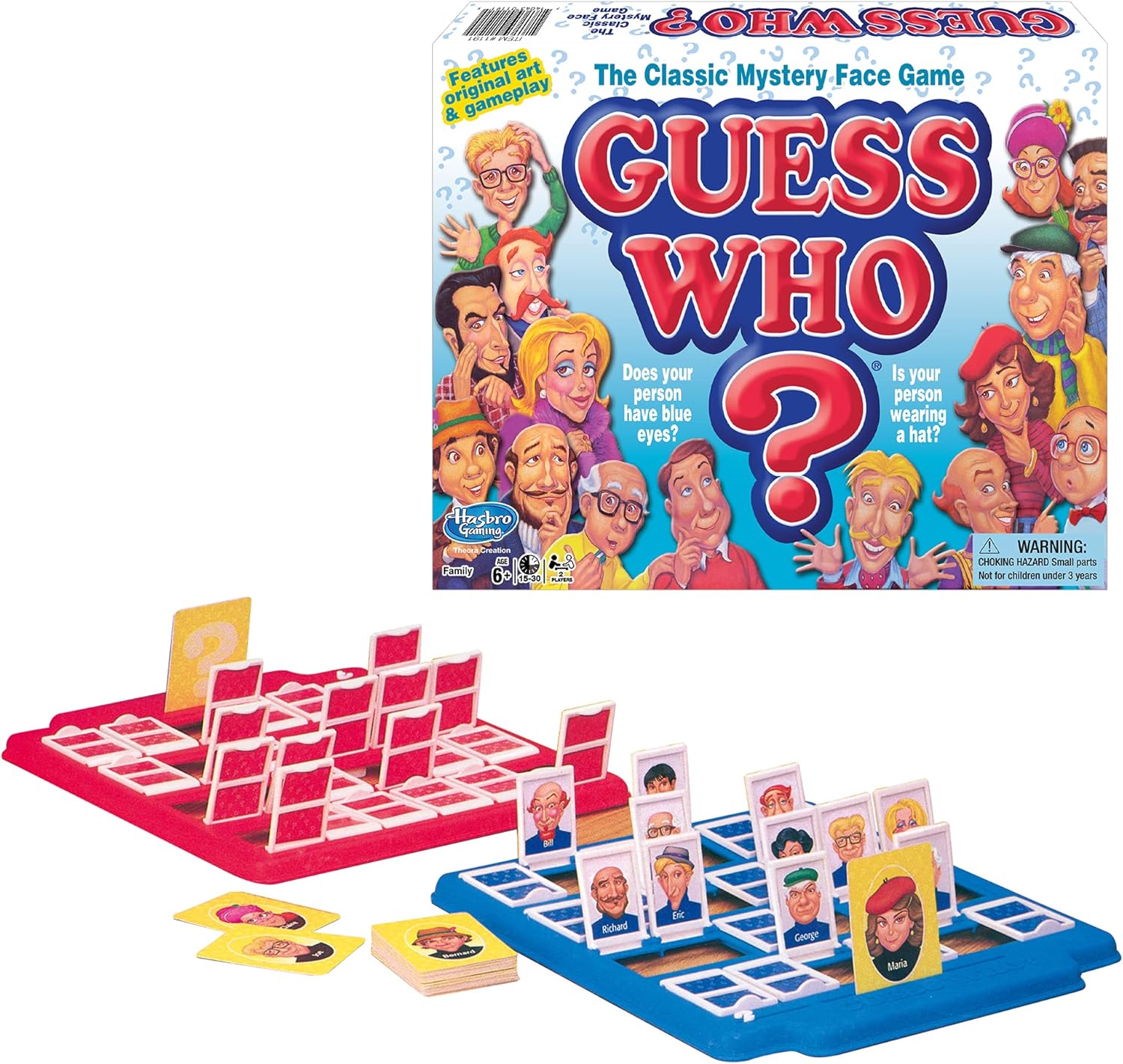 Winning Moves Games Guess Who Board Game,2 Players, Multicolor (1191)