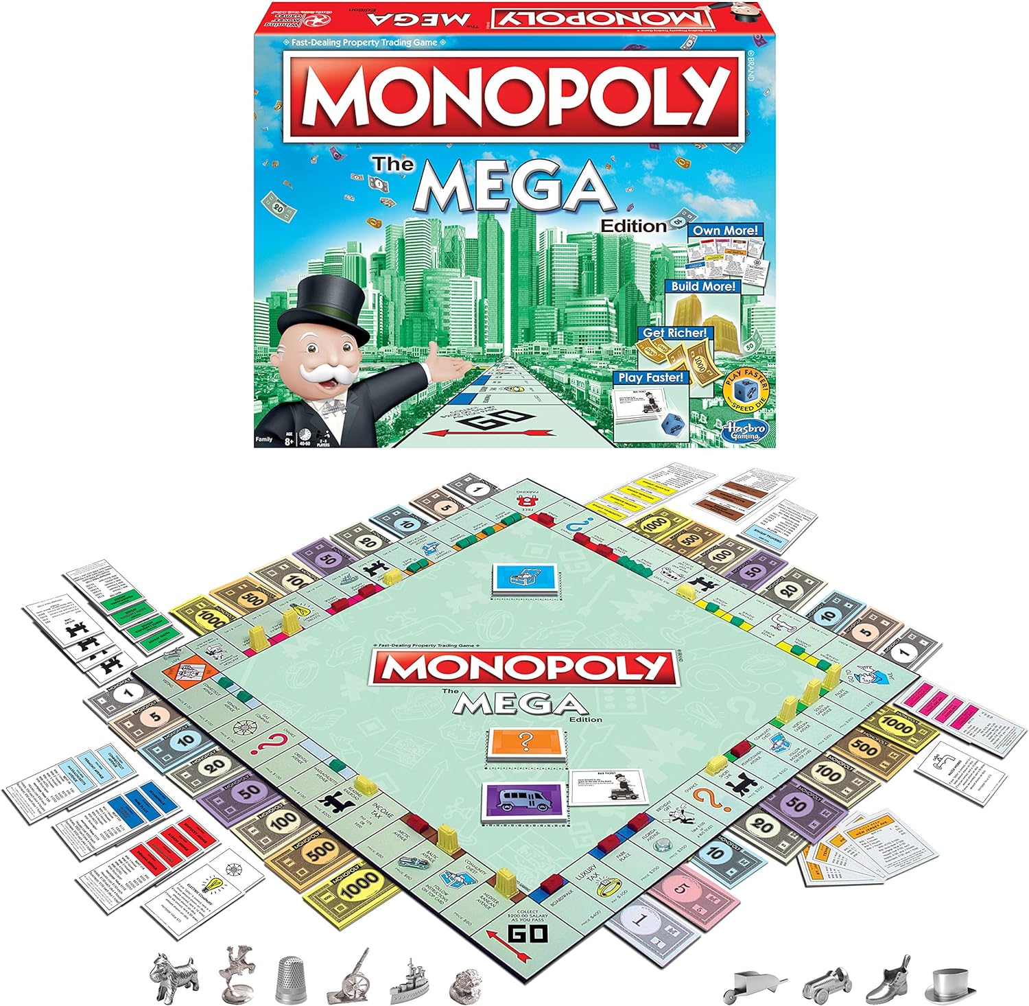 Winning Moves Games Monopoly The Mega Edition for 2 to 8 players