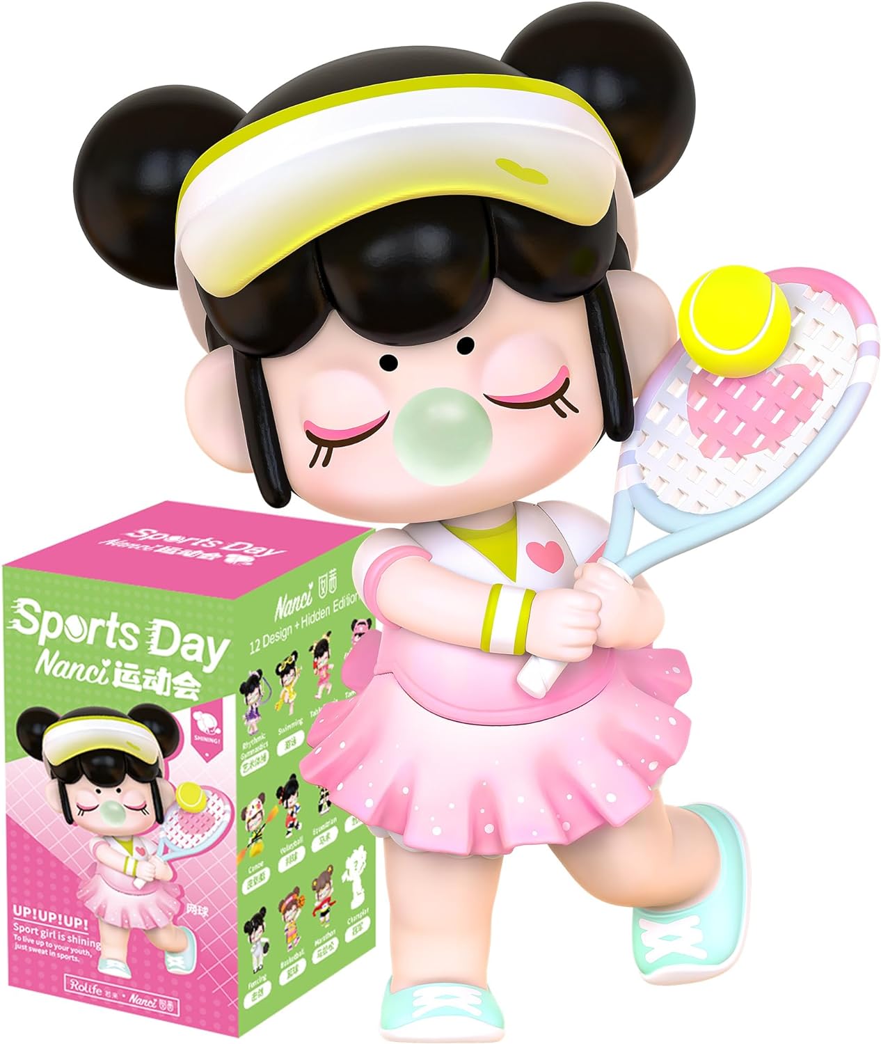 Rolife Nanci Blind Box-Sports Day-Cute Action Figure-Kawaii Figures Blind Bags Creative Gift for Girls and Women
