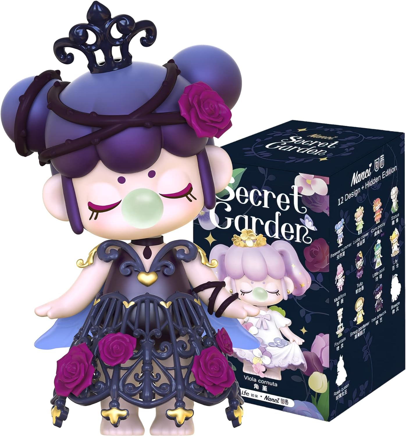 Rolife Nanci Blind Box-Secret Garden Series, 1PC Exclusive Action Figure Box, Popular Collectible Toy Cute Action Figure Creative Kits for Birthday Gifts/Christmas Holiday