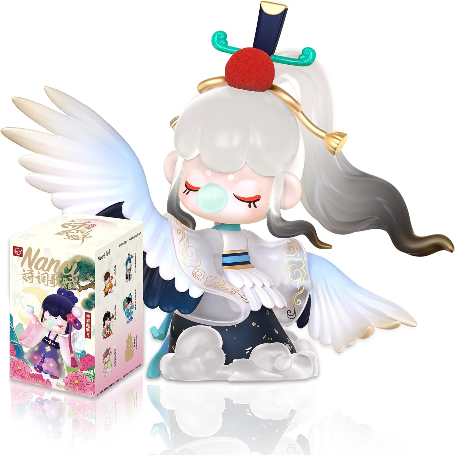 Rolife Nanci Blind Box-Chinese Poetry-Cute Action Figure-Kawaii Figures Blind Bags Creative Gift for Girls and Women