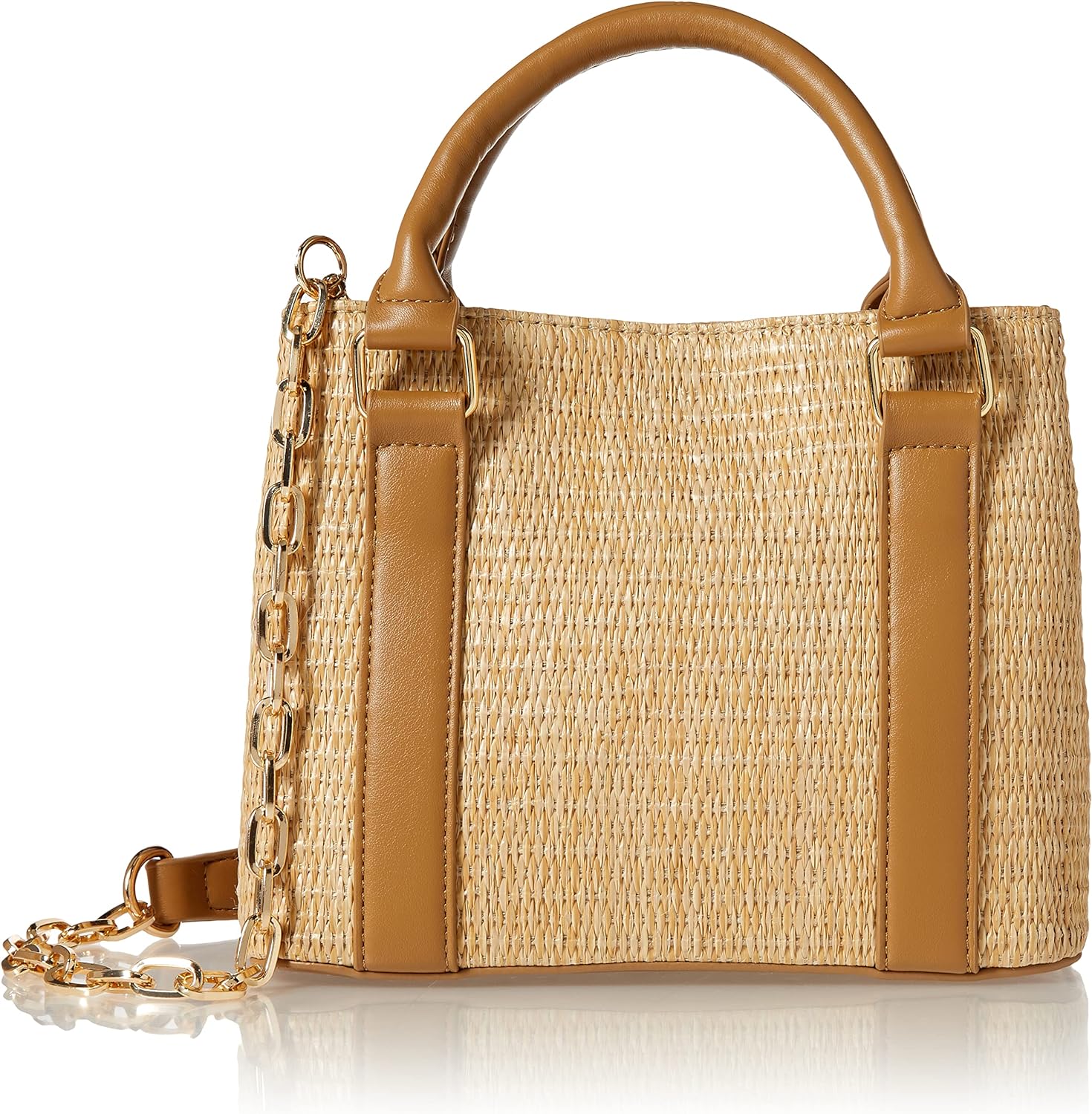 The Drop Women' Orla Boxy Straw Crossbody