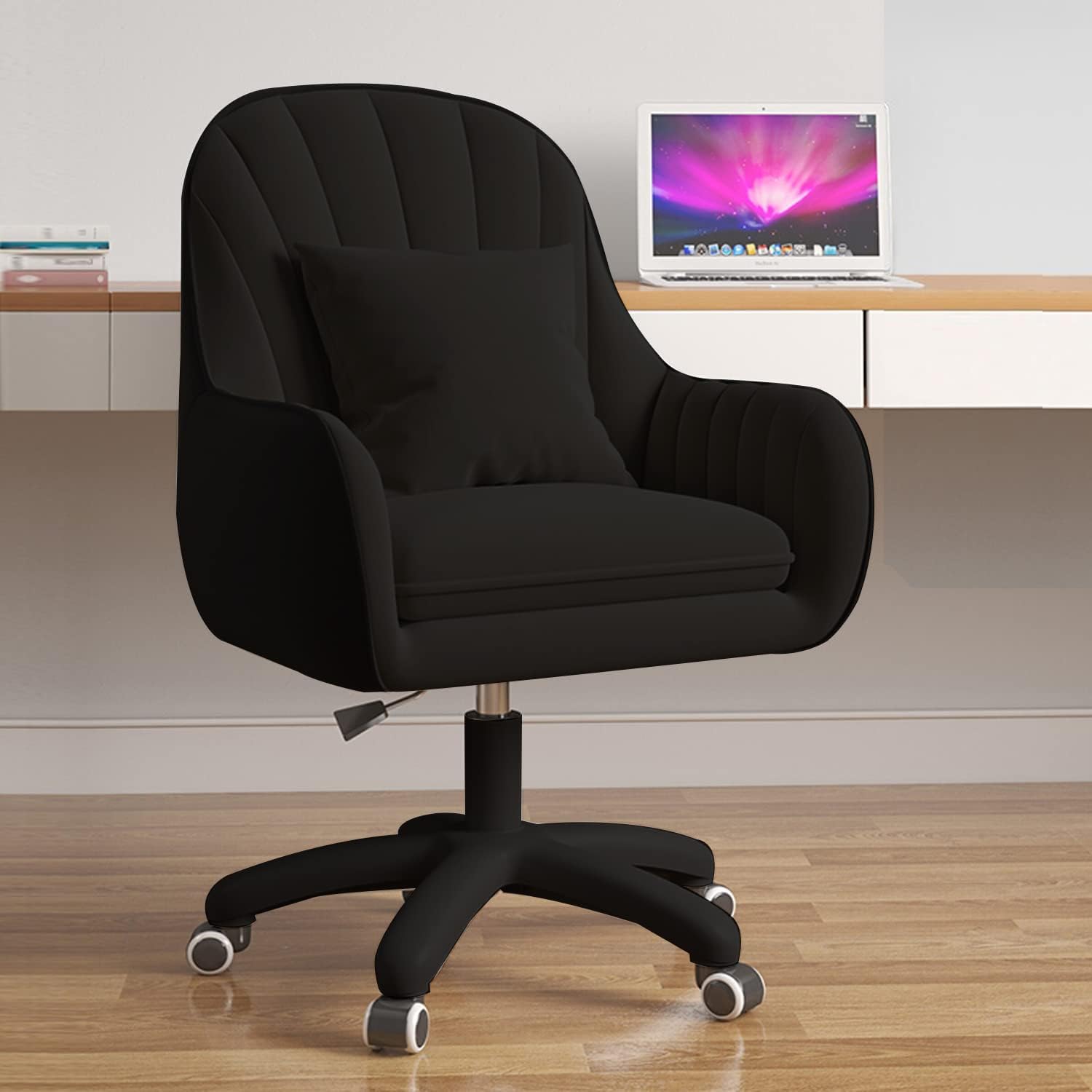 HDHNBA Cute Office Chair Home Computer Chairs Adjustable Task Chairs Modern Office Chair Makeup Chair 360 Swivel Computer Chair Mid Back Chair Living Room Chairs