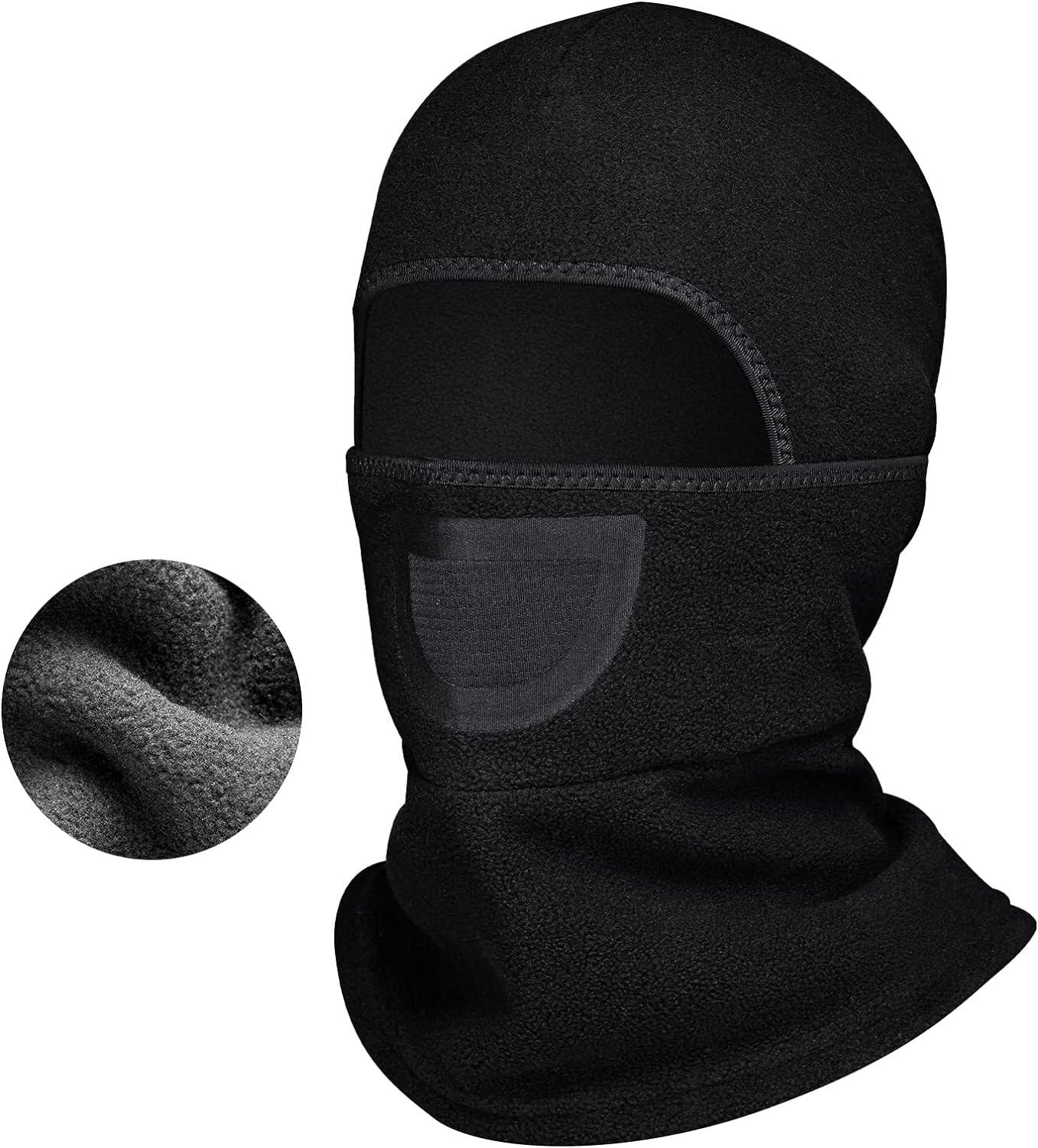 ROCKBROS Ski Mask Balaclava Winter Mask for Men Baclava Cold Weather Thermal Masks Cycling (Black 2)