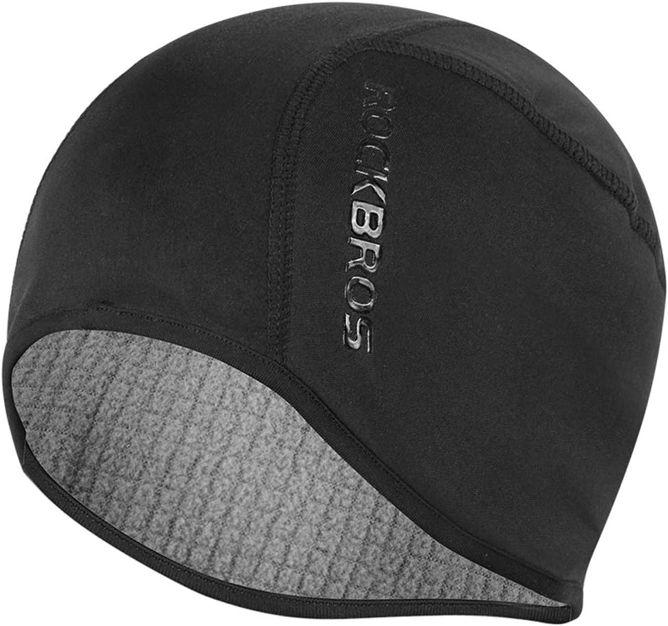 ROCKBROS Skull Cap Men & Women Thermal Cycling Helmet Liner Moisture Wicking Motorcycle Running Hat,Fits Under Helmets