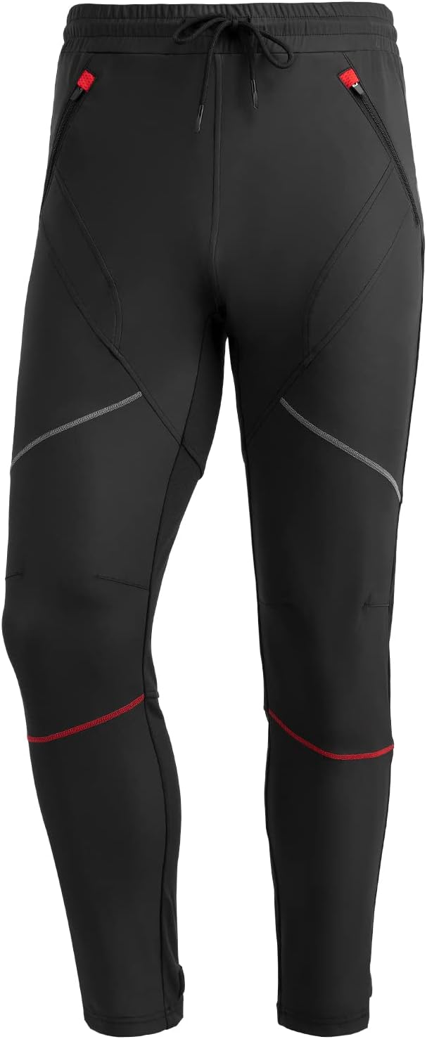 ROCKBROS Winter Cycling Pants for Men Windproof Thermal Mountain Bike Pants