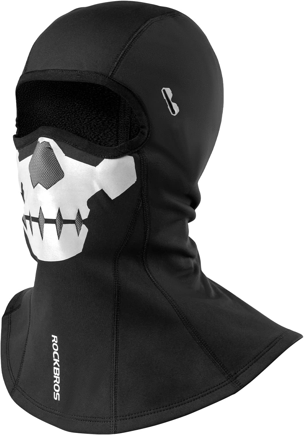 ROCKBROS Balaclava Ski Mask Cold Weather Full Face Cover for Men Women Winter Fleece Hood Black for Skiing Cycling