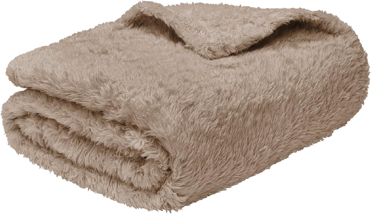 PAVILIA Taupe Tan Plush Throw Twin Blanket for Couch, Sherpa Soft Cozy Blanket and Throw for Sofa Bed, Decorative Fur Fuzzy Warm Fleece Blanket, Lightweight Boho Home Decor All Season, 60x80