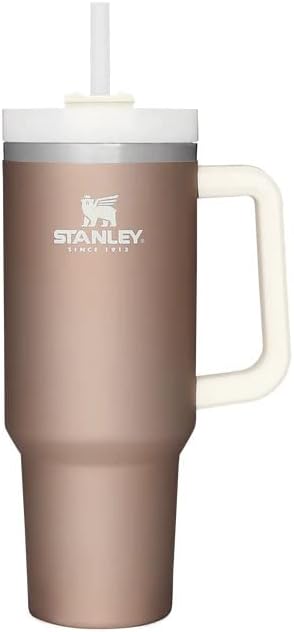 Stanley 40oz Adventure Quencher Reusable Insulated Stainless Steel Tumbler (Rose Glow)