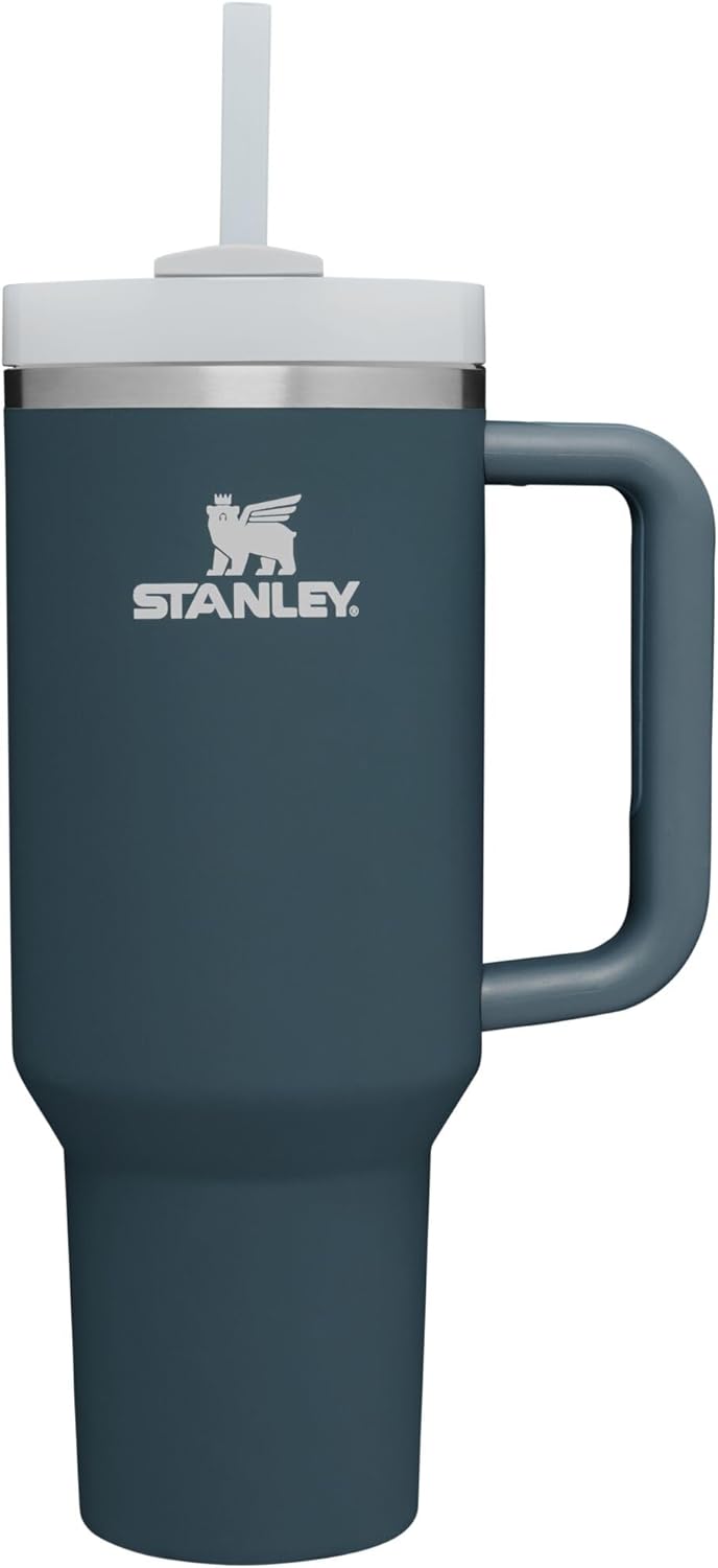 Stanley Quencher H2.0 Soft Matte Collection, Stainless Steel Vacuum Insulated Tumbler with Lid and Straw for Iced and Cold Beverages