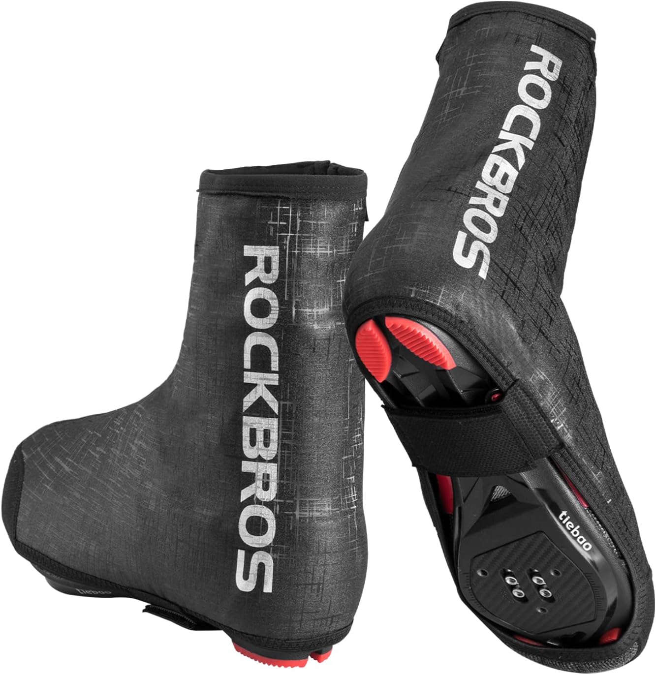 ROCKBROS Cycling Shoe Covers Biking Shoes Windproof & Water-Resistant Shoe Covers Thermal Warm Full Cycling Overshoes for Men Women