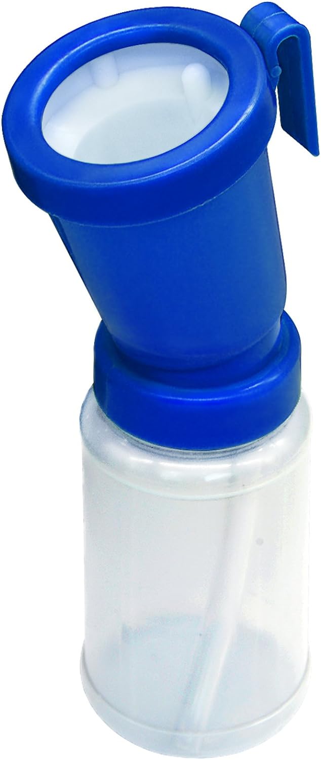 Teat Dip Cup (Blue) Non Reflow Nipple Cleaning Disinfection Dip Cup for Cow Sheep Goat by Blisstime