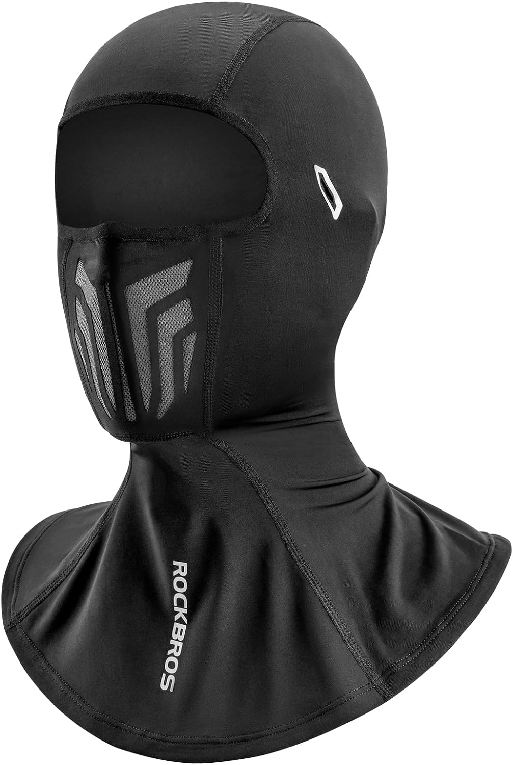 ROCKBROS Summer Balaclava Cooling Face Mask Cover Ice Silk Neck Gaiter Hood for Men Women Cycling Motorcycling Running Climbing Black