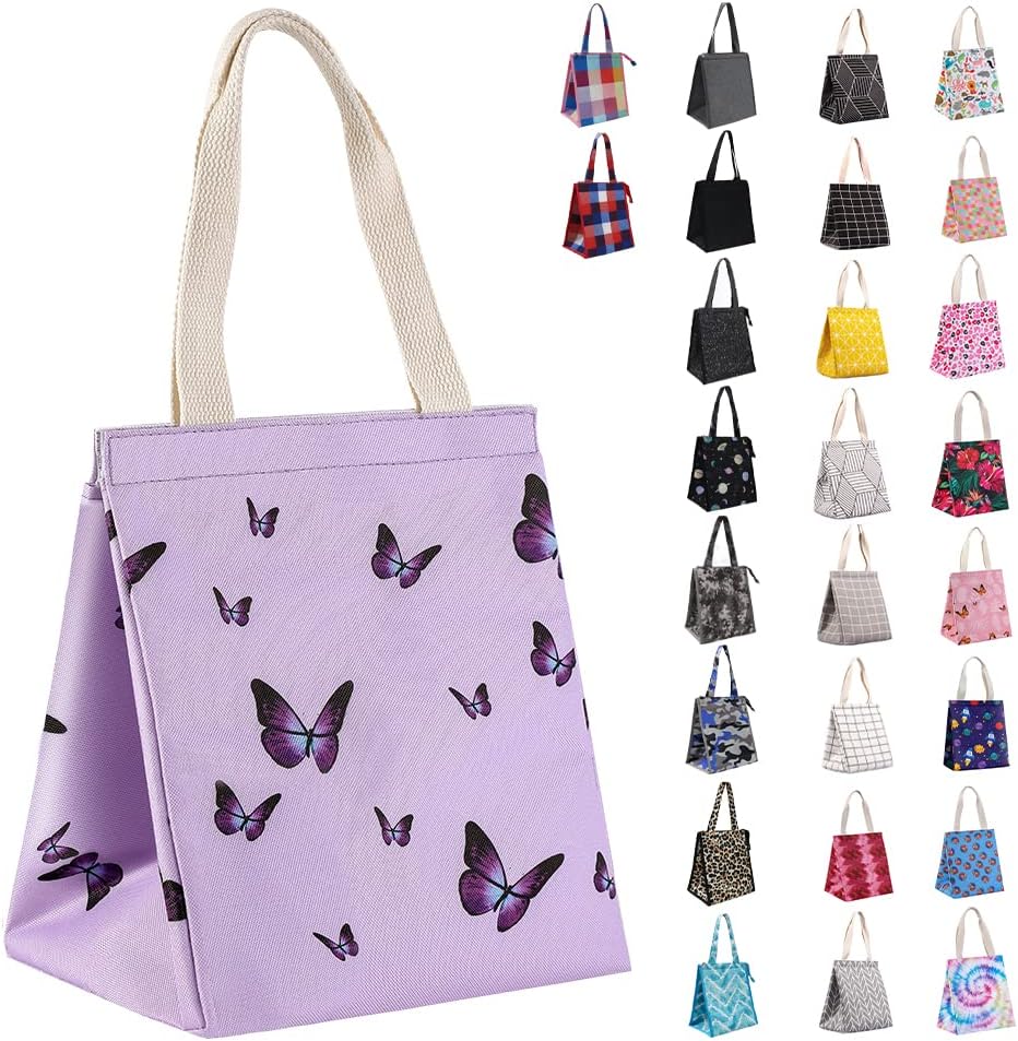 The lunchbag is a great size for work or a day trip! It keeps contents cold and fresh. The handles are thick and sturdy. Easy to clean the inside in case of spills. Very cute designs for anyone. A perfect gift for yourself or others!