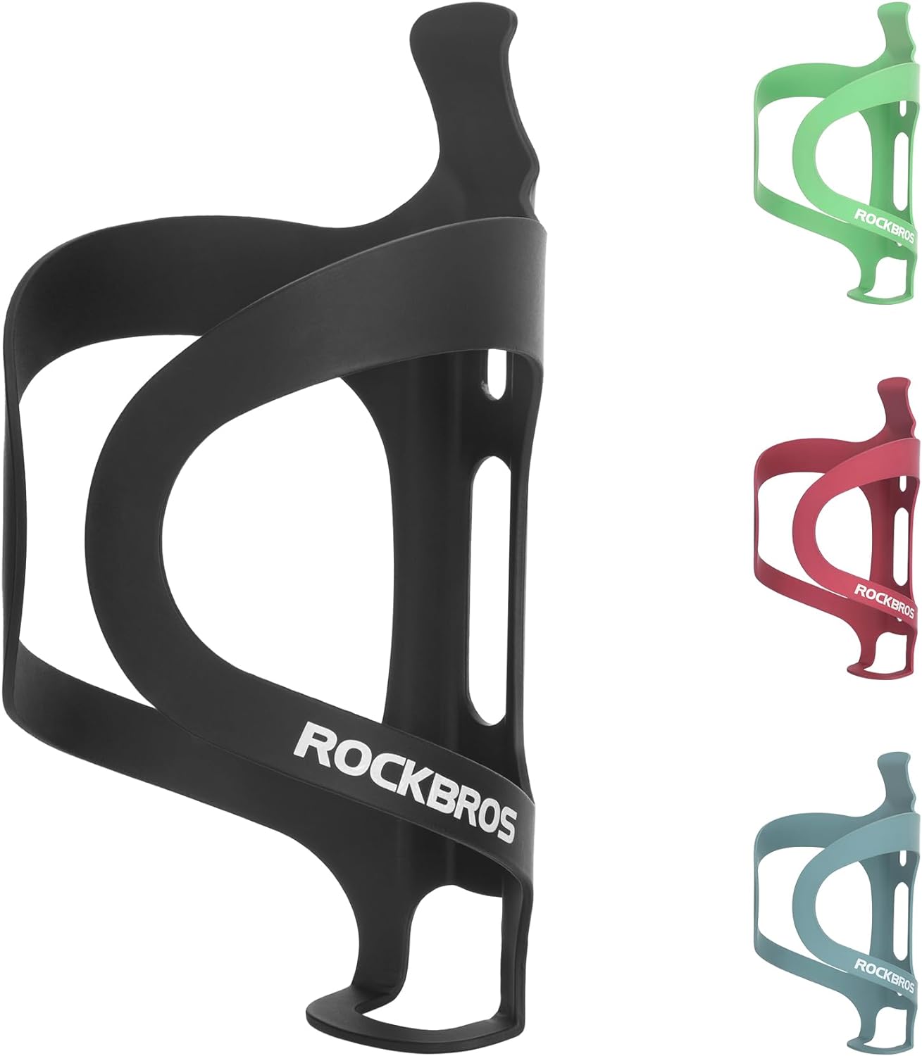 ROCKBROS Bike Water Bottle Cage Holder Lightweight Alloy Aluminum Bicycle Water Bottle Holder Cages Secure Hold Brackets