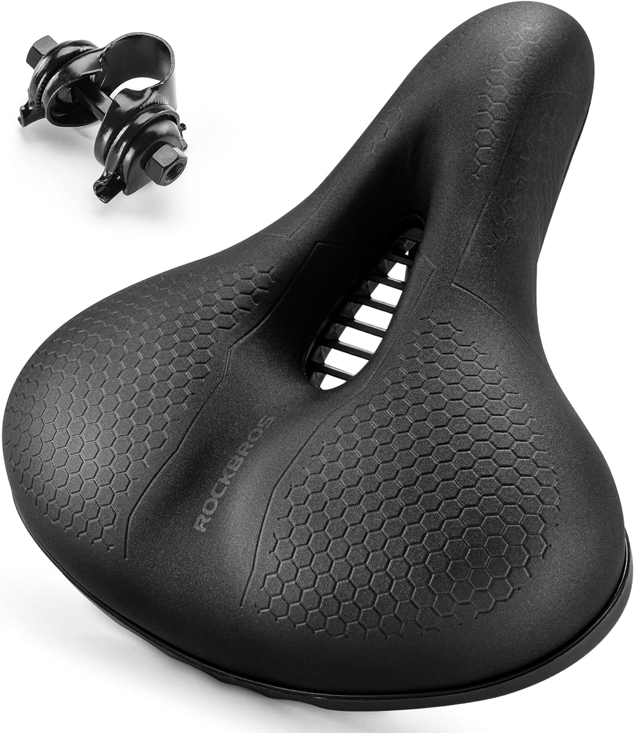 ROCKBROS Bike Seat Memory Foam Bike Saddle Comfortable Waterproof for City MTB Racing Bikes