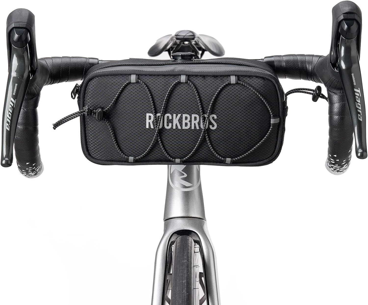 ROCKBROS Bike Handlebar Bag Bicycle Front Bag Storage Bags Water Repellent Large Capacity Bicycle Bag Pouch for Cycling Road E-bike Professional Bike Accessories.