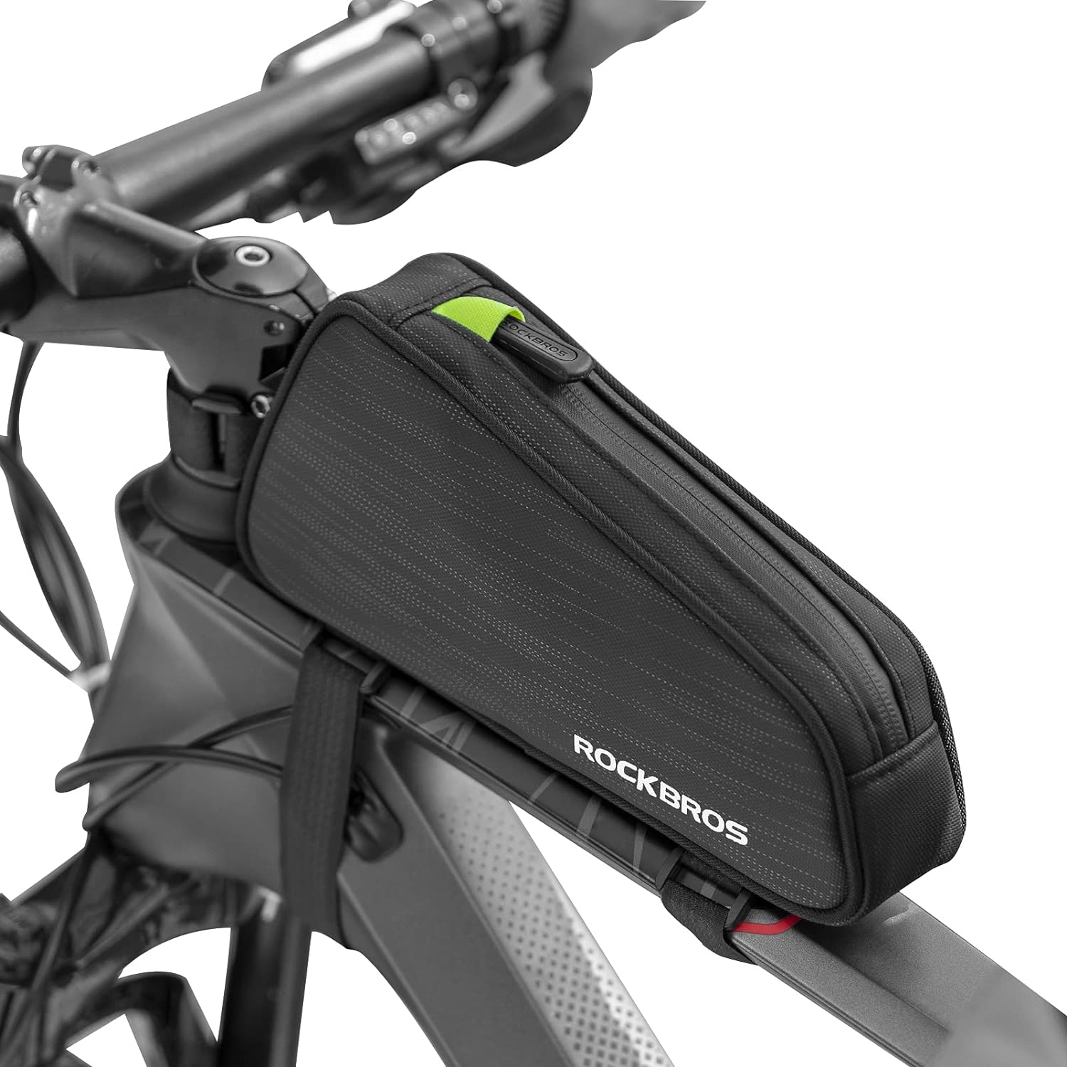 ROCKBROS Top Tube Bike Bag Bike Frame Bag Bicycle Bag Bike Pouch Pack Cycling Accessories for Road Mountain Bike Compatible with iPhone 11 XS Max XR Fit 6.5