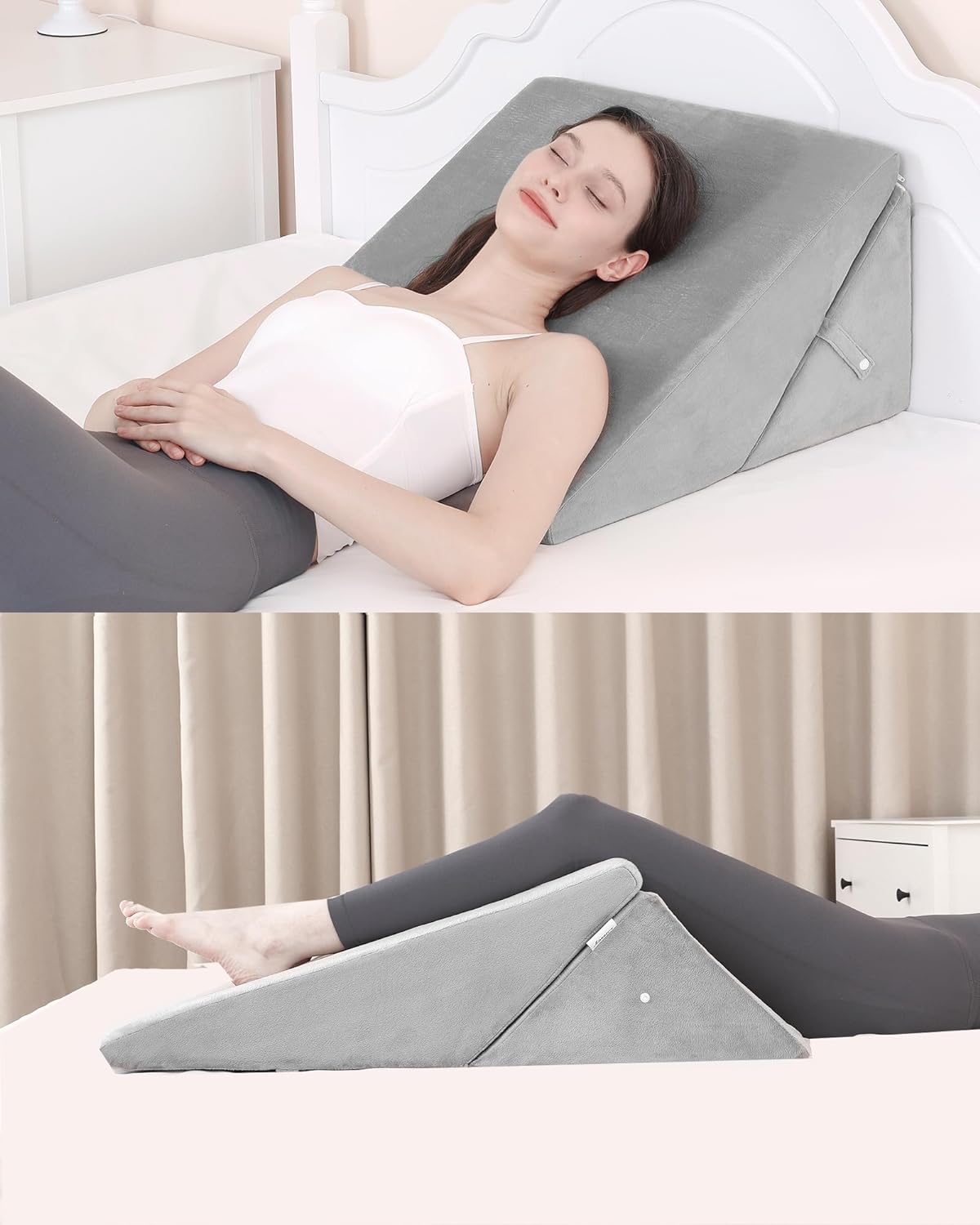 Lossey Wedge Pillow for After Surgery, Adjustable 9