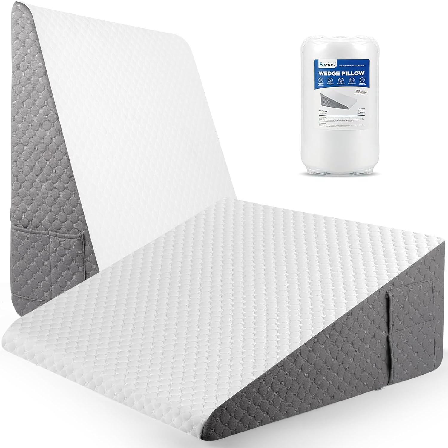 Forias Wedge Pillow for Sleeping 10