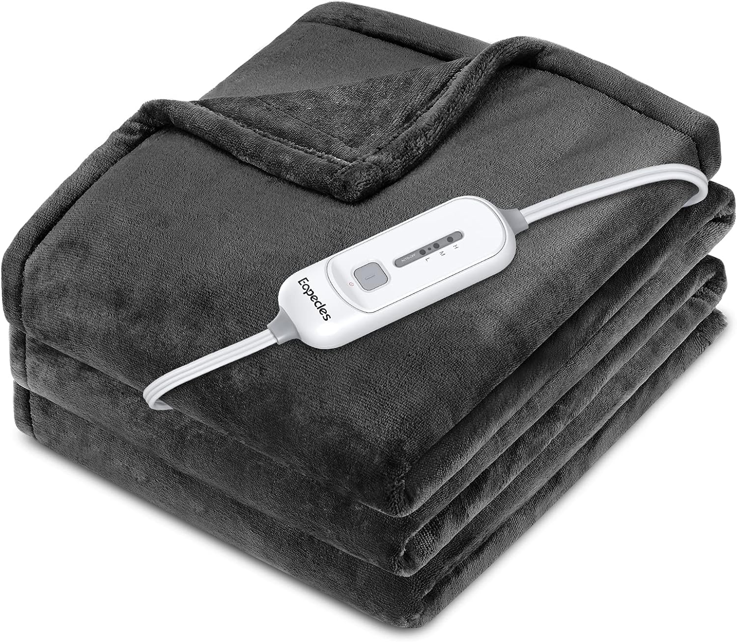 Eopecles Heated Blanket Electric Blanket Twin Size,Reversible Flannel 62