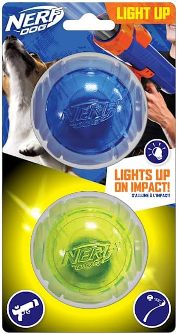 I bought these Led light up lights and they most definitely do. Or light up. They are completely empty inside. They also saySmall and they are medium. I need someone to make a light up ball that also beeps so I can find it-My dog is constantly losing balls