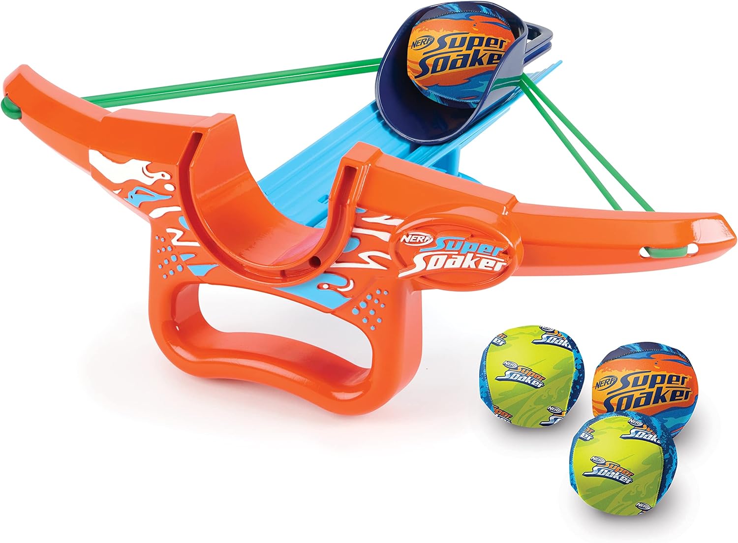 My kids had a blast with this wrist rocket! Lots of fun on hot days and a nice alternative to water balloons. The balls are soft and very lightweight when dry so good for indoor fun as well!
