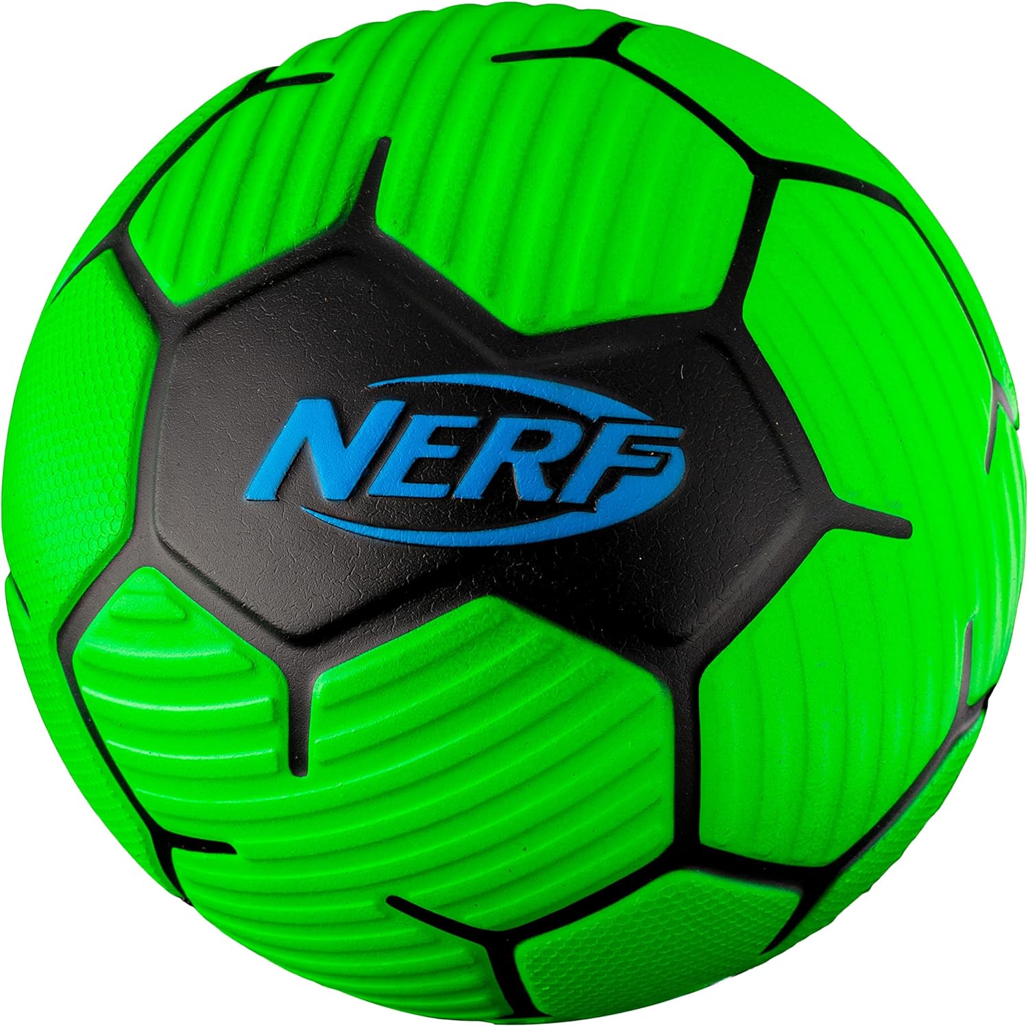 The Nerf Kids Mini Soccer Ball offers a compact and versatile option for indoor and outdoor play. Its smaller size makes it ideal for young players or those looking for a fun and fast-paced game in limited spaces. The soft, foam construction ensures a safe experience while still providing a satisfying bounce and kick. The vibrant colors and Nerf branding add a playful touch, making it visually appealing for both kids and adults. Whether youre honing your soccer skills or just looking for a casu