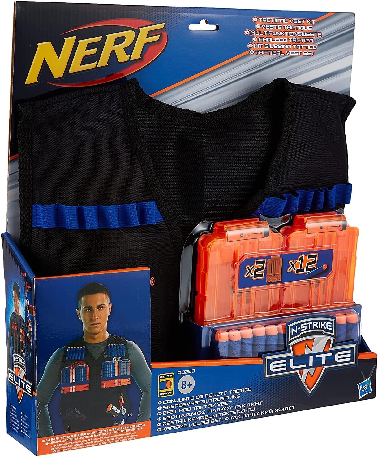 VERY PLEASED!! This was a Christmas present for my 12 year old. It came 4 days before Christmas which was early so he was able to open this on Christmas day. A lot of the other Nerf vest reviews said that those vests were SO big and did not fit their children. This Nerf N strike vest is adjustable and fits my 12 year old son just fine and HE loves it! I highly recommend this product .....it was worth every penny!!!Piper Mom