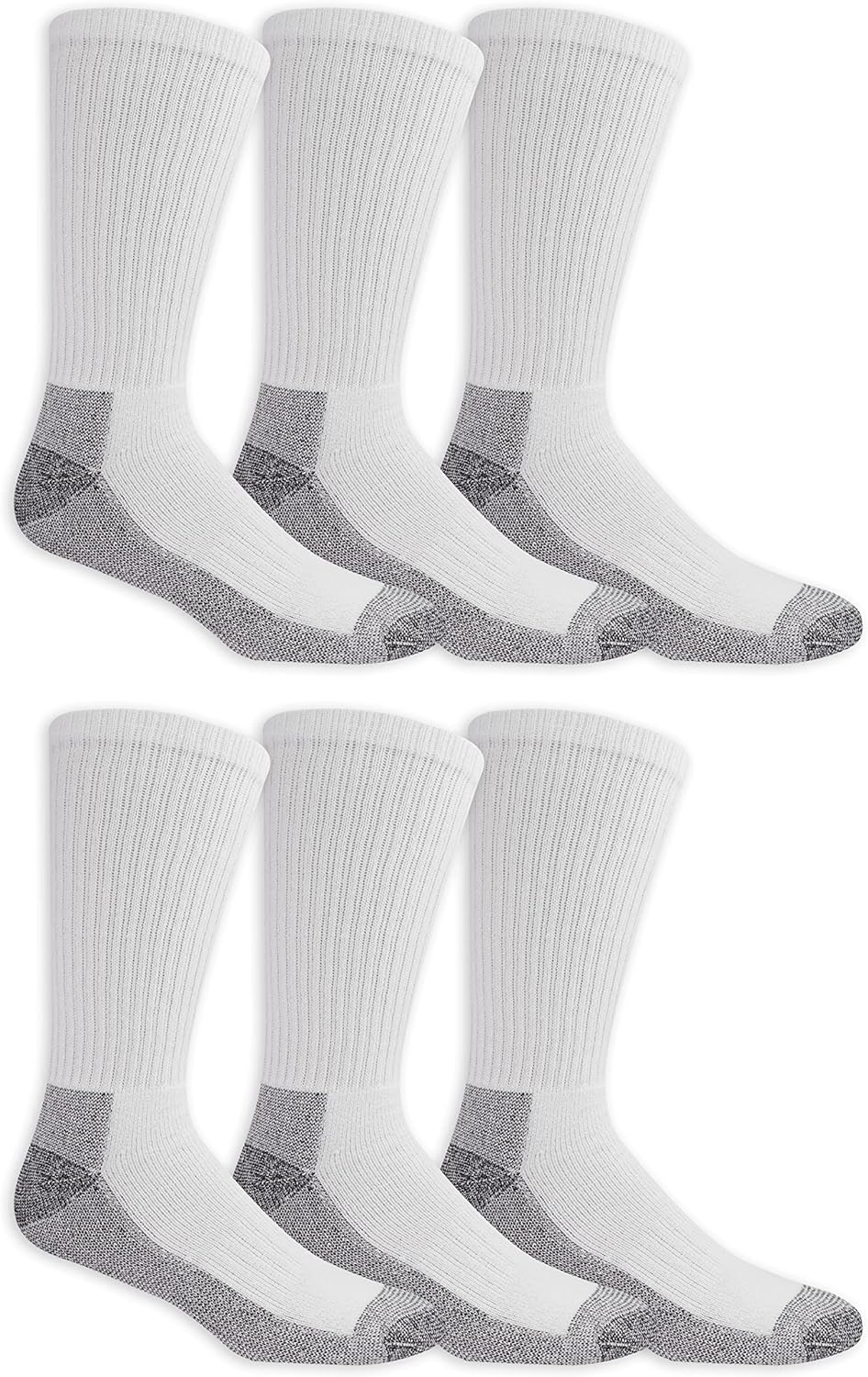 Fruit Of the Loom Women Everyday Soft No Show Socks (10 Pack), White, 6-12