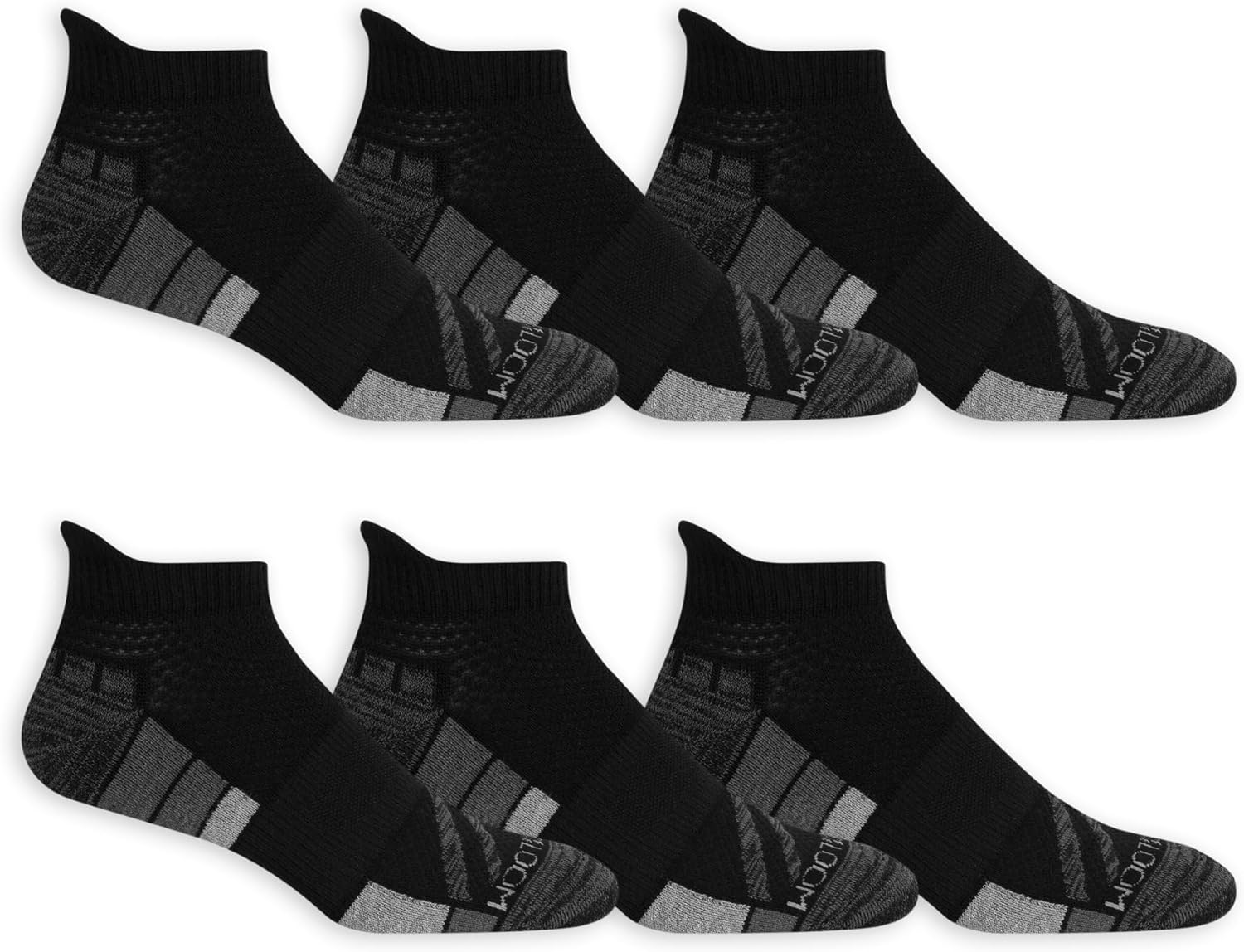 Fruit of the Loom mens Breathable Performance Cushioned Socks - 6 Pair Pack