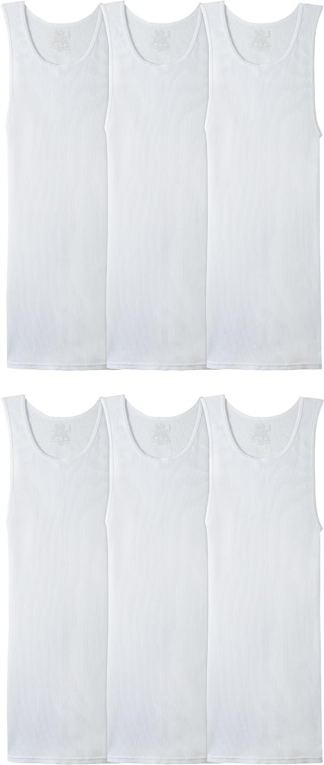 Fruit of the Loom Men' Tag-Free Tank A-Shirt