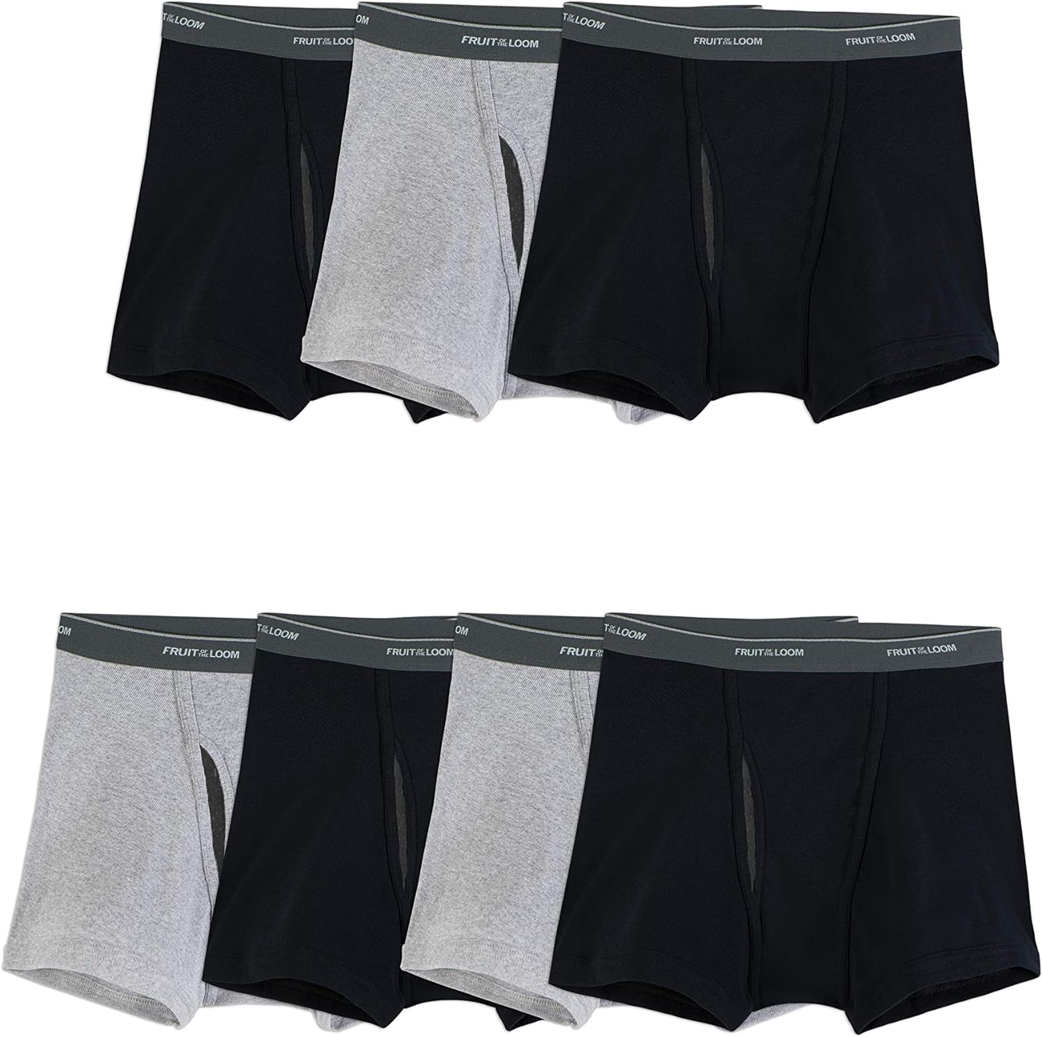 Fruit of the Loom Men' Coolzone Boxer Briefs, Moisture Wicking & Breathable, Assorted Color Multipacks