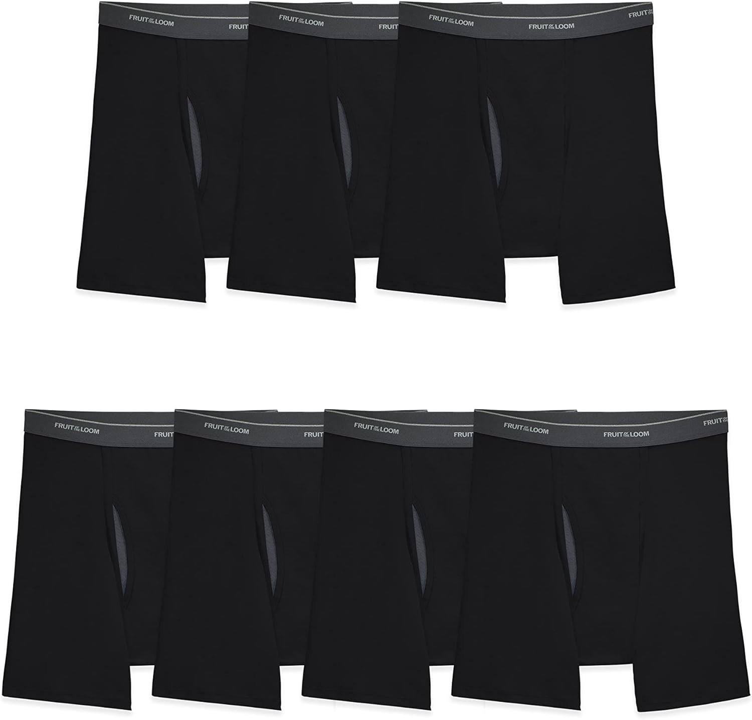 Fruit of the Loom Men' Coolzone Boxer Briefs, Moisture Wicking & Breathable, Assorted Color Multipacks