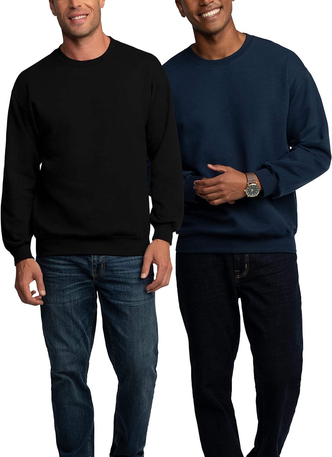 Fruit of the Loom Eversoft Fleece Crewneck Sweatshirts, Moisture Wicking & Breathable, Sizes S-4X