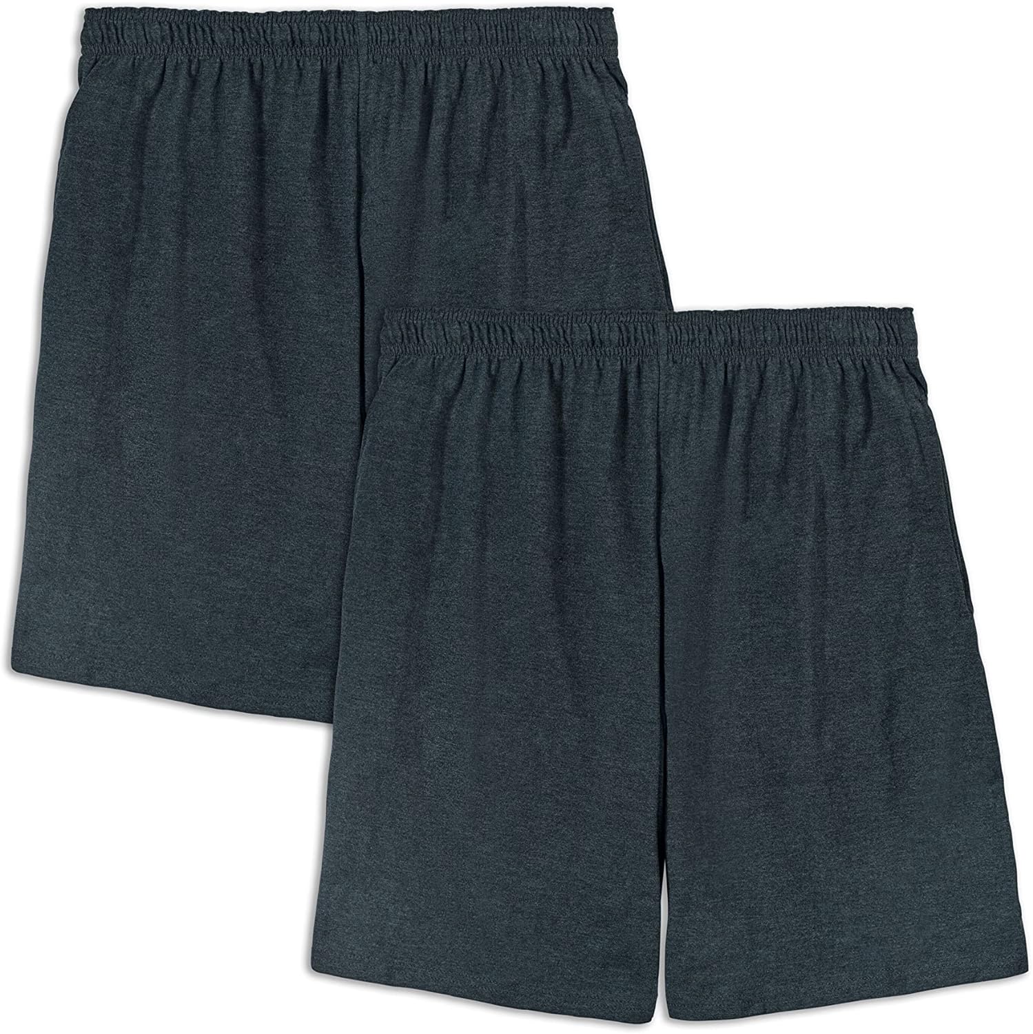 Fruit of the Loom Men' Eversoft Cotton Shorts with Pockets (S-4XL)